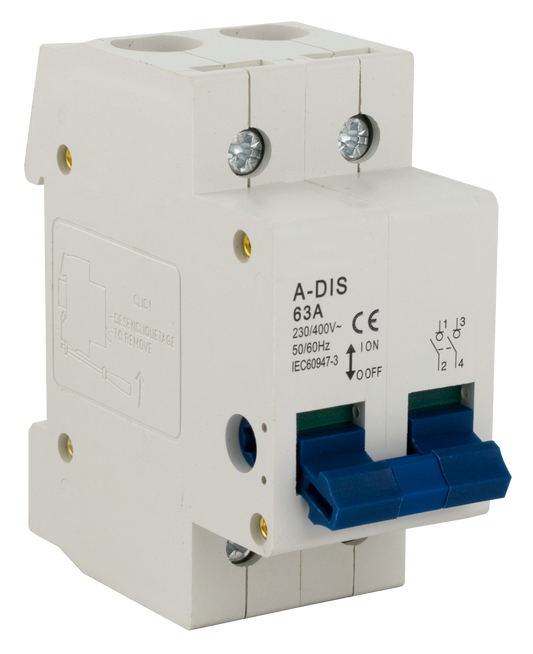 Switch NEU Isolator 32A Dp 100*50