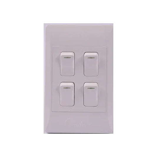 Switch Wall NEU 4 Lever 1 Way 100*50 Complete