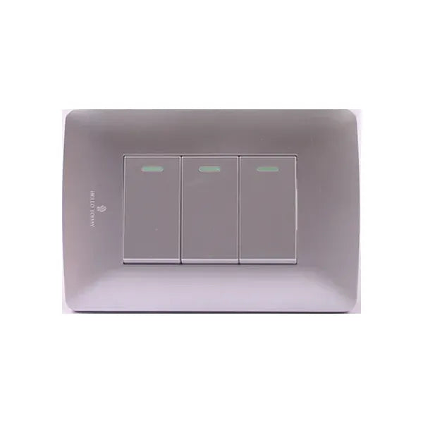 SWITCH HT WALL 1 LEVER 1 WAY SILVER