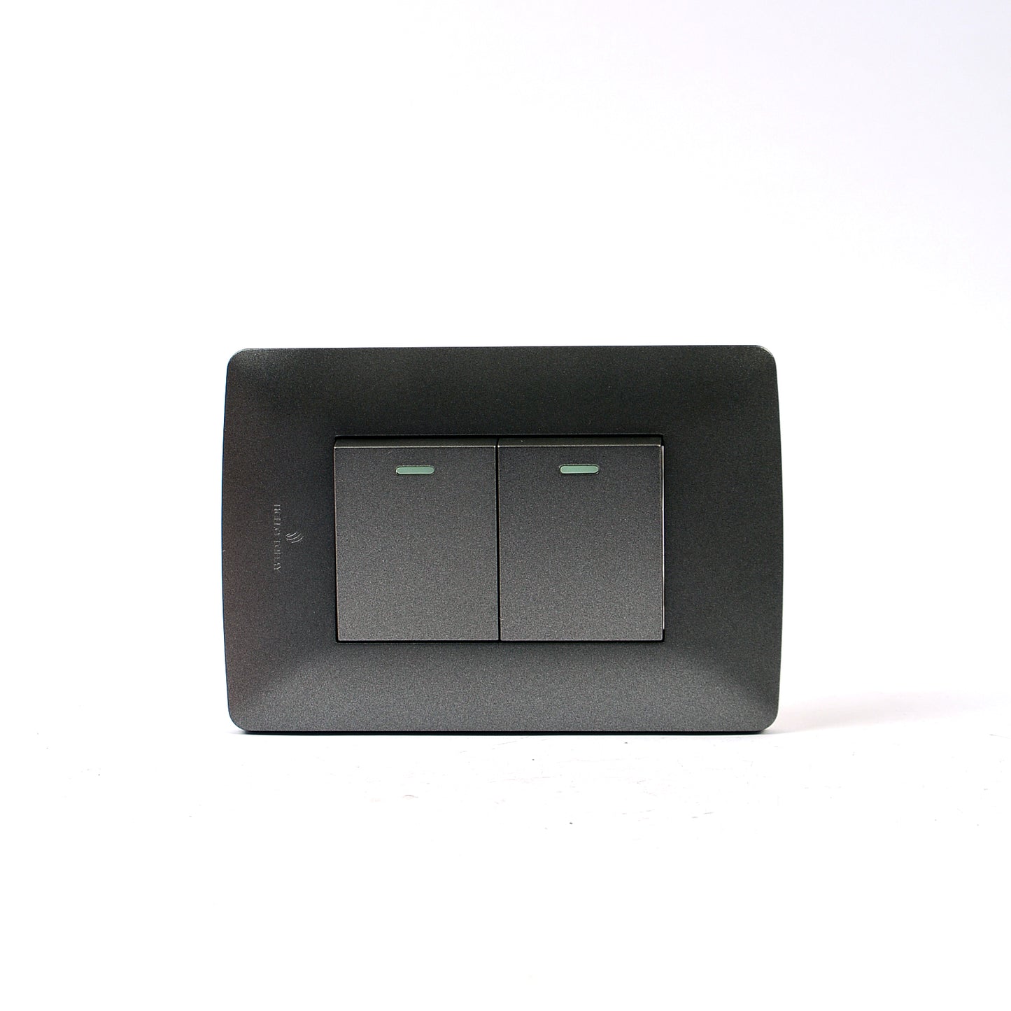 SWITCH HT WALL 2 LEVER 1 WAY CHARCOAL