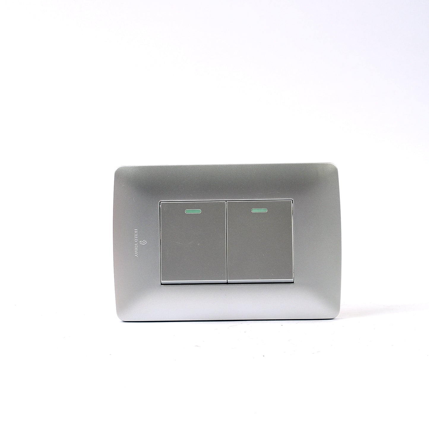 SWITCH HT WALL 2 LEVER 1 WAY SILVER