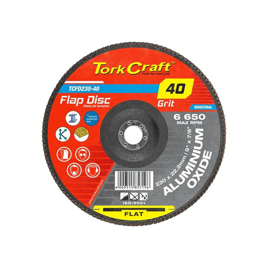 Sanding Disc Flap 230MM 40 Grit A/O