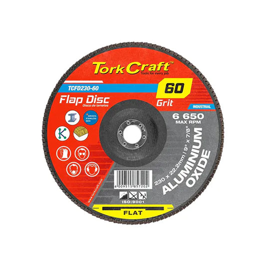 Sanding Disc Flap 230MM 60 Grit A/O