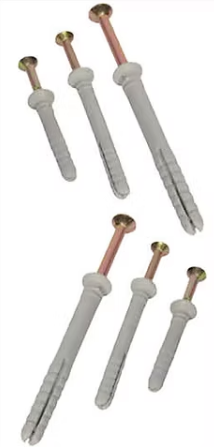Plug Wall Nylon With Nail 6X60