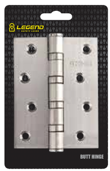 Hinges Butt Stainless Steel SS 2.8x100mm