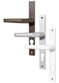 Door Handle Aluminium Brown