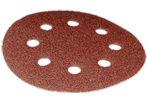 Disc Sanding Velcro 115x22.2mm P60 Holes 10pcs