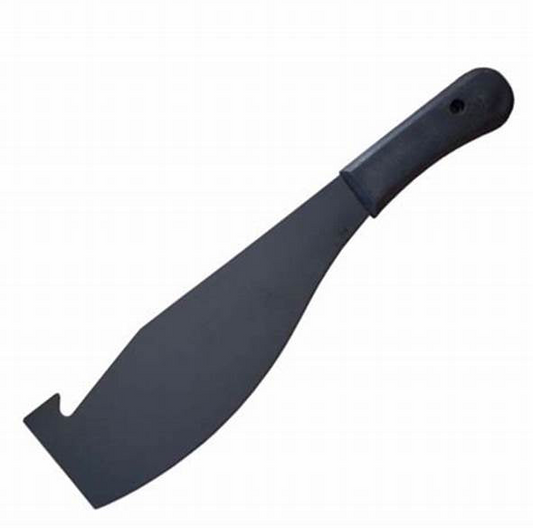 Knife Cane Hooked P/H 14" Orange Lable