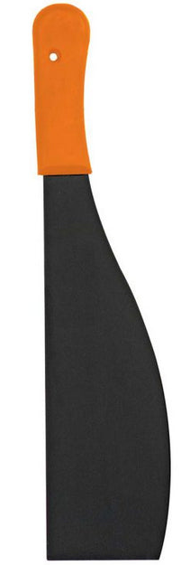 Knife Cane Plain P/H 14" Orange lable