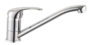 Tap Mixer Kitchen Short Chrome Flowrite