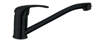 Tap Mixer Kitchen Black Chrome Flowrite