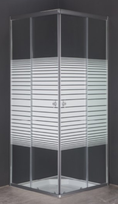 Door Shower Sq Stripe 8126S 1/1