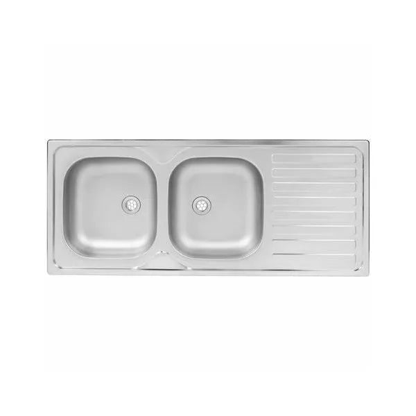 Sink Drop-In Ss Double 1200*500*140mm