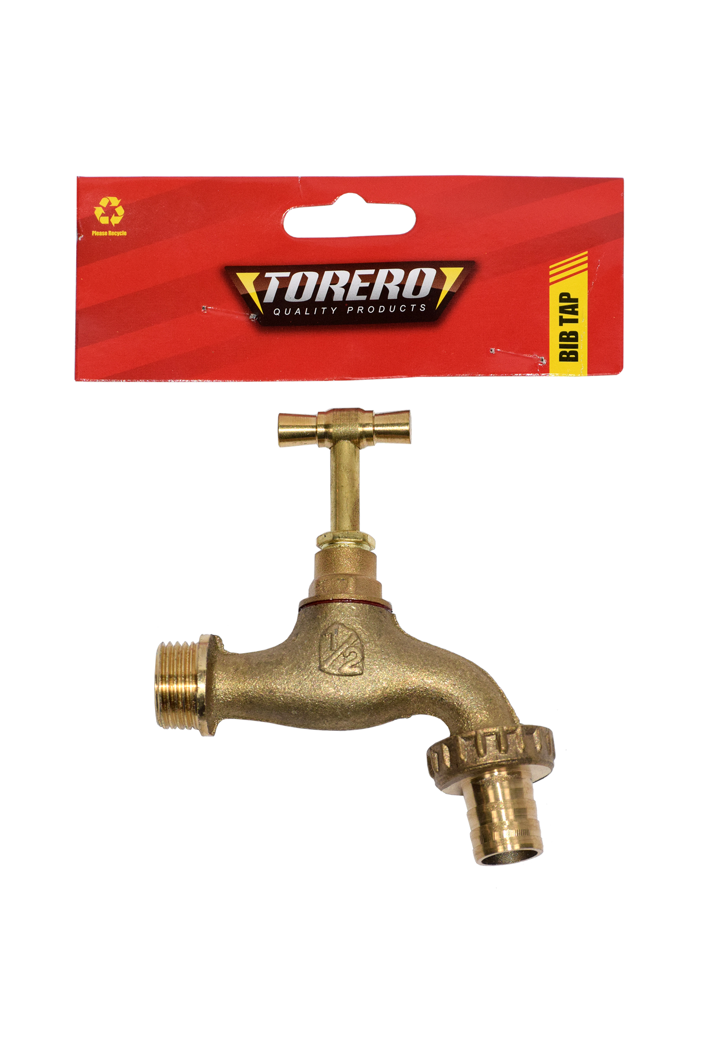 Taps BIB Solid Brass 3/4 x 1/2"