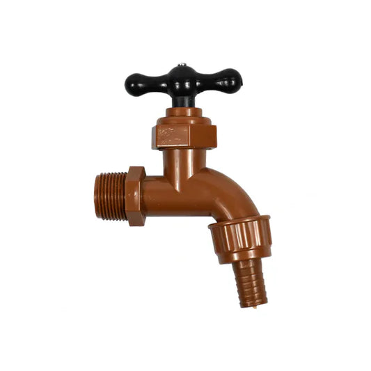 Taps BIB Plastic Brown 1/2"