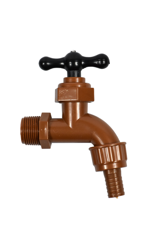 Taps BIB Plastic Brown 3/4"
