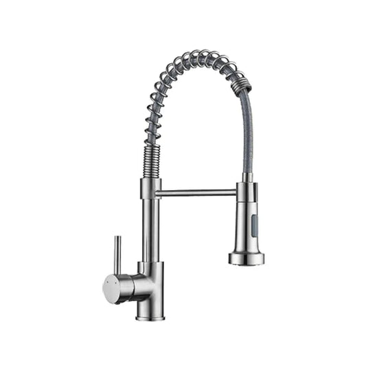 Tap Mixer Kitchen Spring Pull Down Chrome Flowrite
