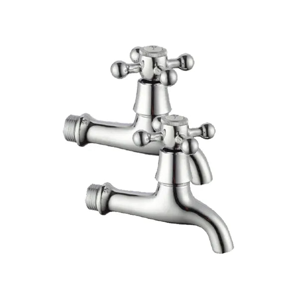 Tap Basin Wall Victorian Chrome Atlanic Cascade 2pcs