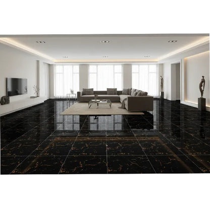 Tile Floor 40X40 Nero Gold 1.12 Sqm