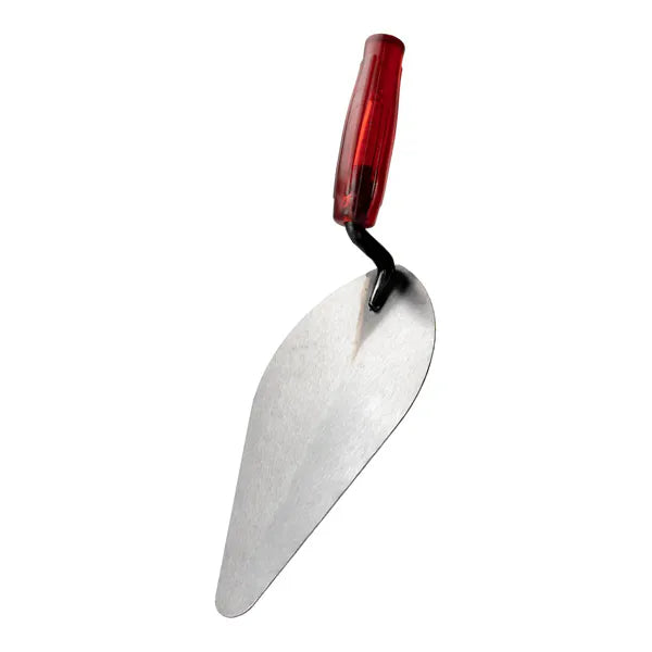 Trowel Bricklaying Red Transparent Handle 10"