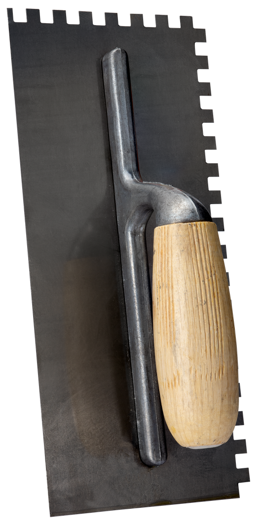 Trowel Tiler Wooden Handle 8x8mm