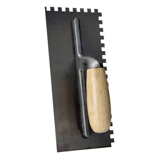 Trowel Tiler Wooden Handle 8x8mm