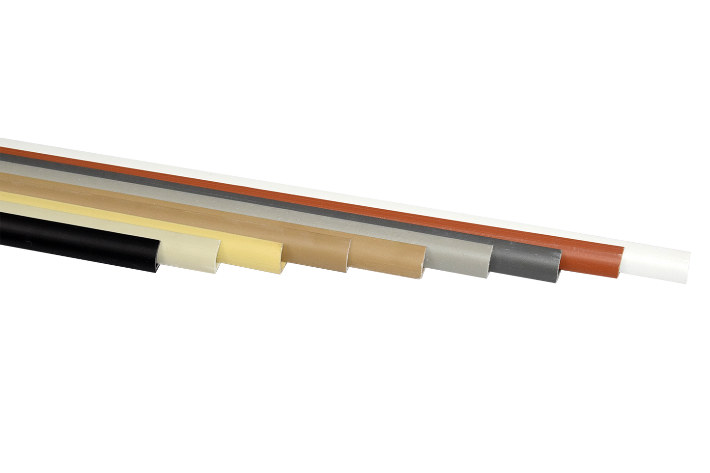 Trim Tile PVC 9mmx2.4m Black