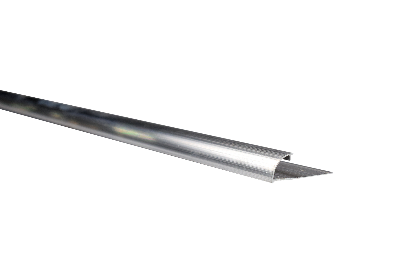 Trim Tile Alu Round 10mmx2.4m Silver A0110