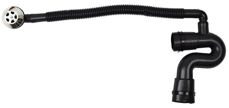 Trap Waste Bath Mini 40x40 Black