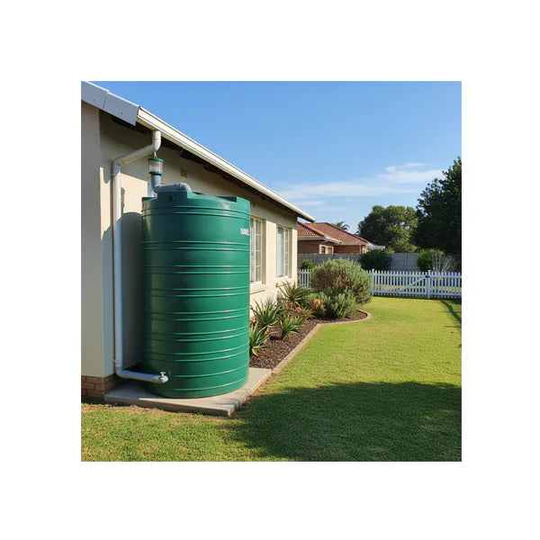 Tank Water Vertical slimline 1000lt Green