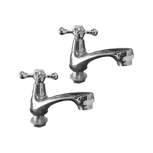 Tap Basin Victorian Chrome Atlantic Cascade 2pcs
