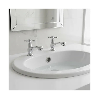Tap Basin Victorian Chrome Atlantic Cascade 2pcs