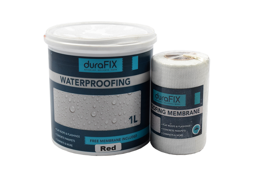 Waterproofing Red 1lt + Free Membrane Dura-Fix