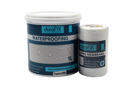 Waterproofing Terracota 1lt +  Membrane Dura-Fix
