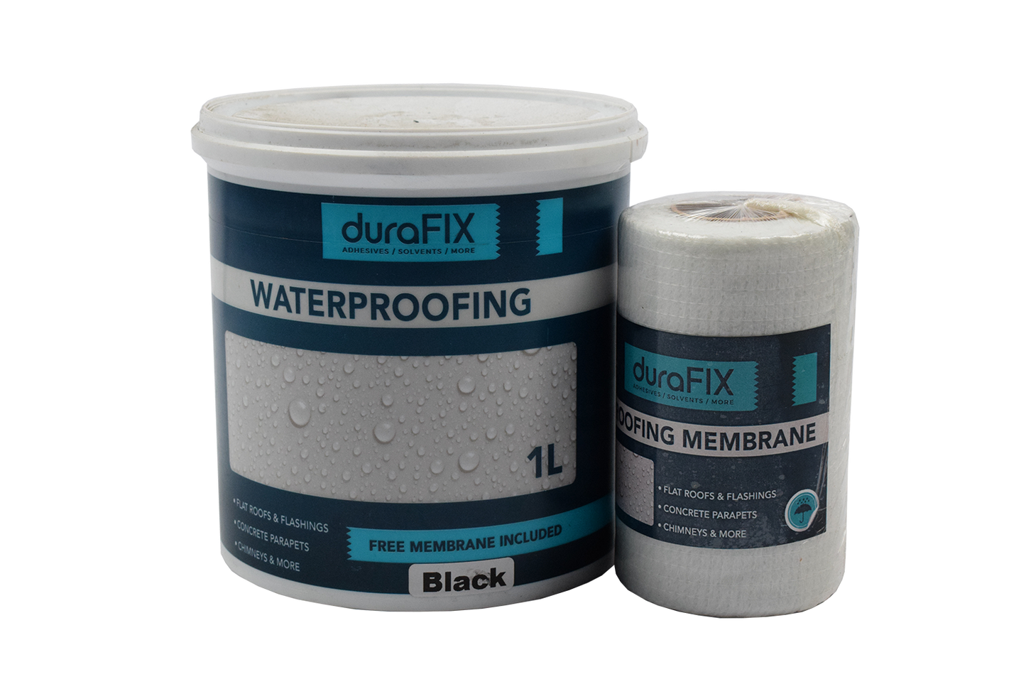 Waterproofing Charcoal 1lt + Mem Dura-Fix