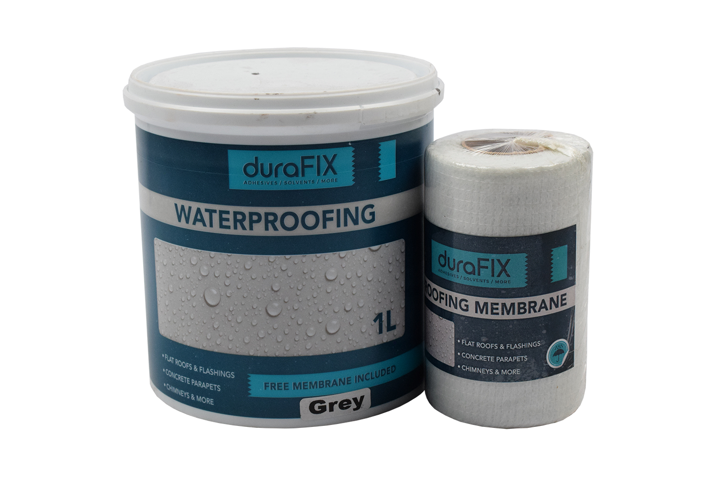 Waterproofing Grey 1lt + Free Membrane Dura-Fix