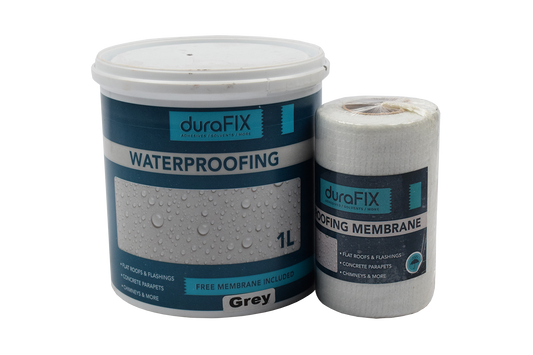 Waterproofing Grey 1lt + Free Membrane Dura-Fix