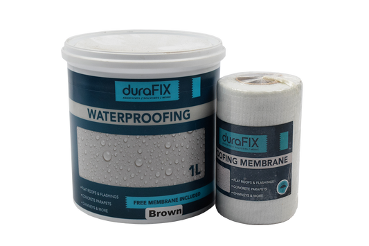 Waterproofing Brown 1lt + Free Membrane Dura-Fix