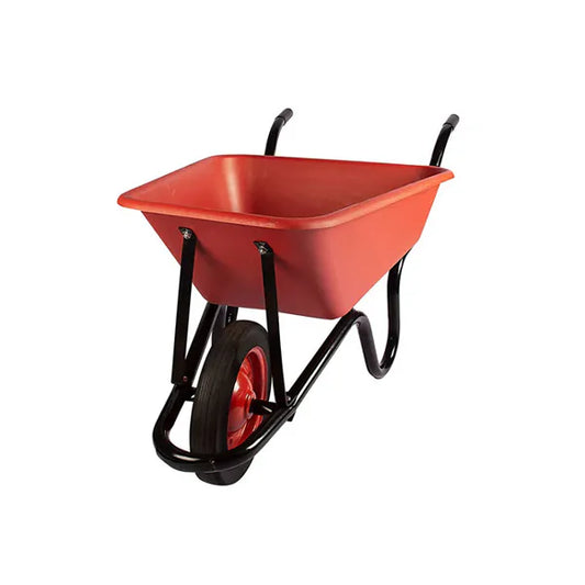 Wheelbarrow Plastic BuildTuff Heavy Duty Orange