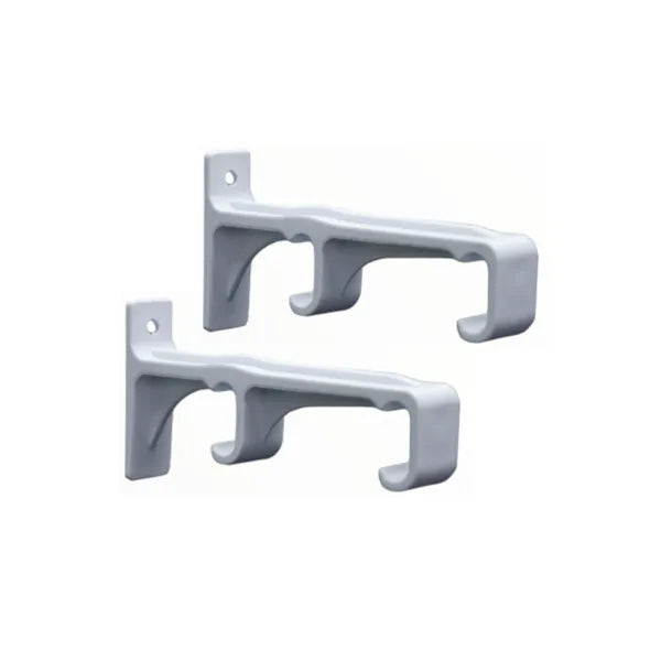 Bracket Curtain Rail 'C' Double Pair
