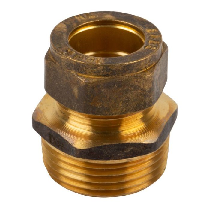 Fitting Comp Brass Straight Coupler C?Mi 22mm?1/2"