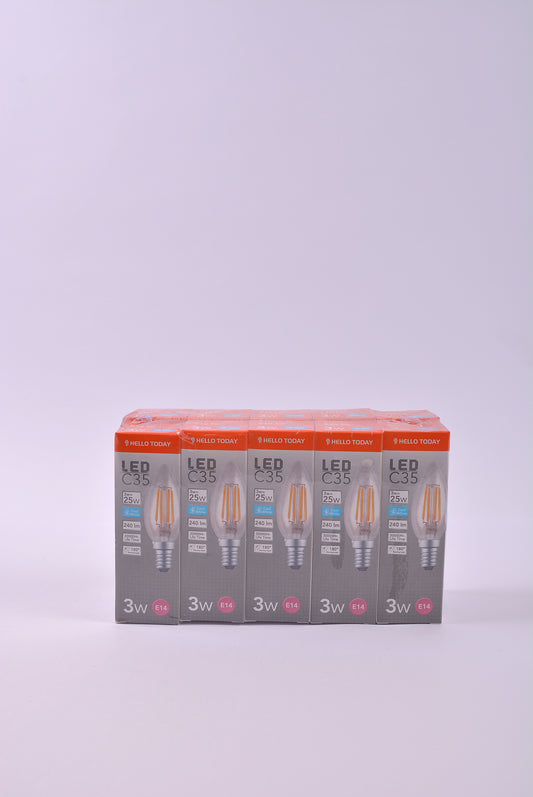 Bulb Filament C35 E14 3W